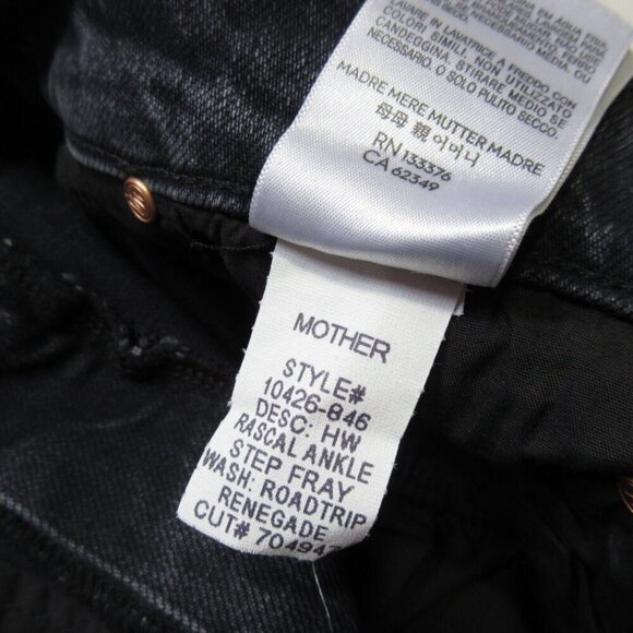 NWT Mother The Rascal Ankle Step Fray in Roadtrip Renegade Straight Jeans 30 - Picture 6 of 7